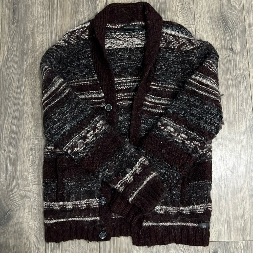 John Varvatos Wool Cardigan